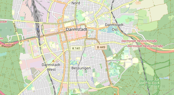 physical therapy on map