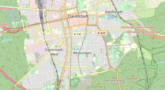 physical therapy on map