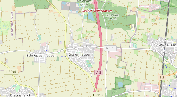 physical therapy on map