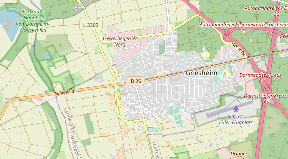 physical therapy on map