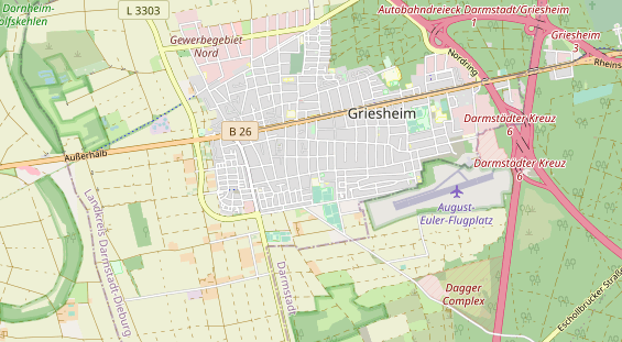 physical therapy on map