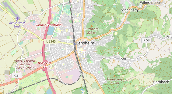physical therapy on map