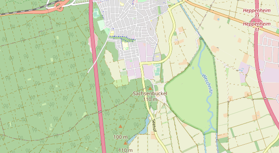 physical therapy on map