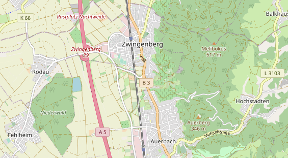 physical therapy on map
