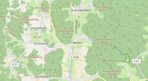 physical therapy on map