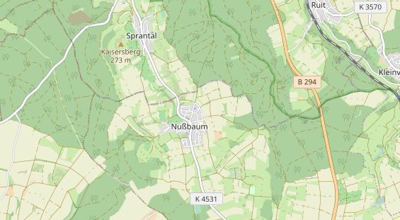 physical therapy on map