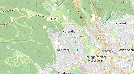 physical therapy on map