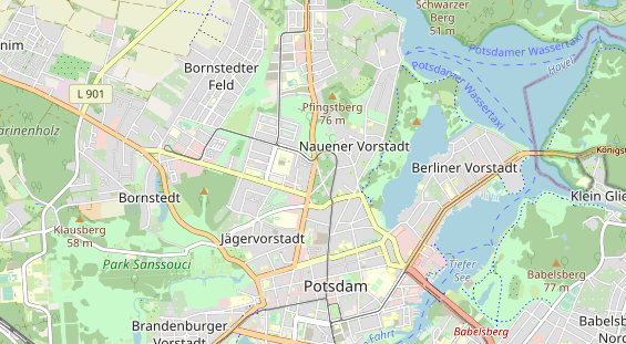 physical therapy on map