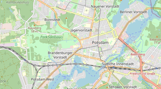 physical therapy on map