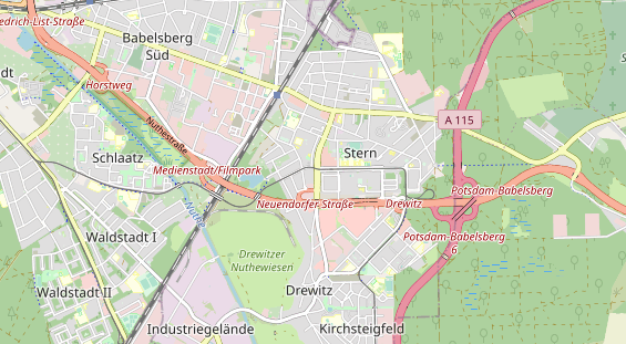 physical therapy on map