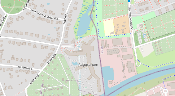 Physiotherapie auf Satellitenbild