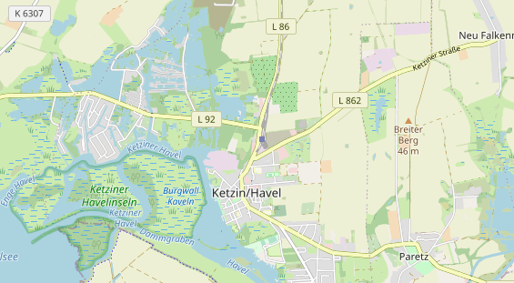 physical therapy on map