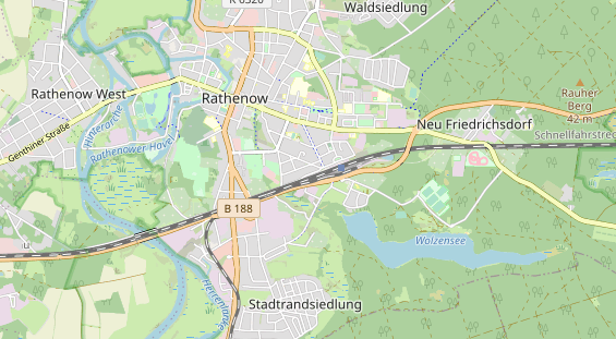 physical therapy on map