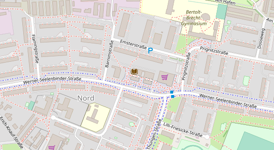 Physiotherapie auf Satellitenbild