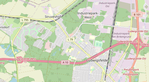 physical therapy on map