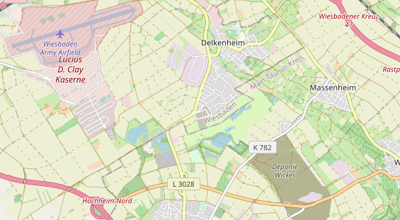 physical therapy on map