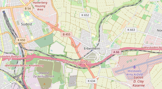 physical therapy on map