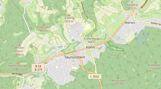 physical therapy on map