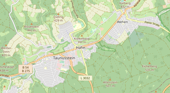 physical therapy on map