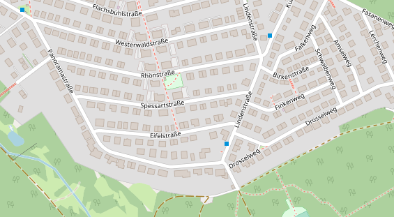 Physiotherapie auf Satellitenbild