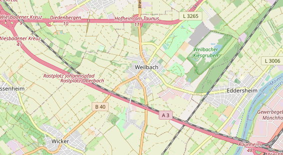 physical therapy on map