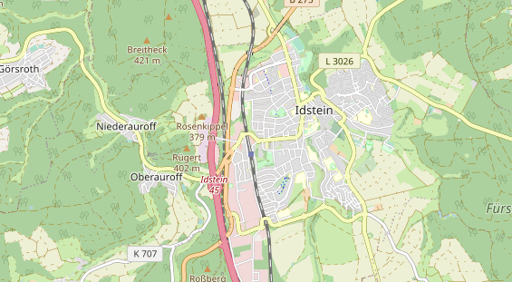 physical therapy on map