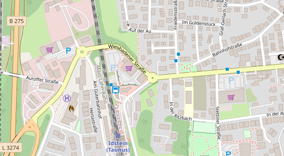 Physiotherapie auf Satellitenbild