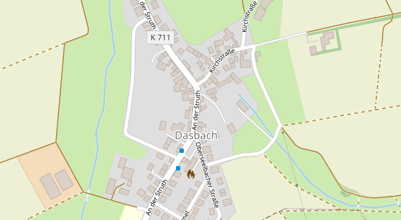 Physiotherapie auf Satellitenbild