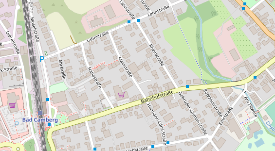 Physiotherapie auf Satellitenbild