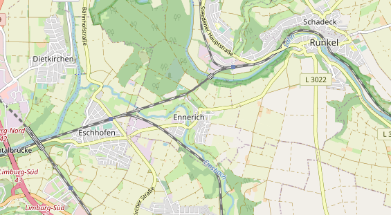 physical therapy on map