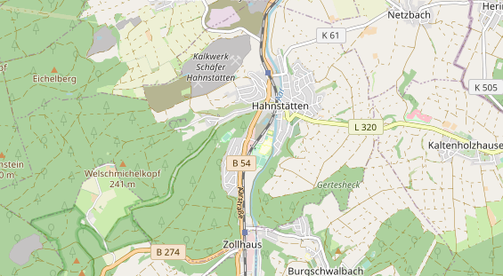 physical therapy on map