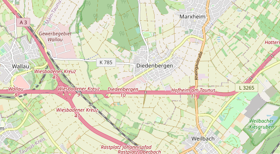 physical therapy on map