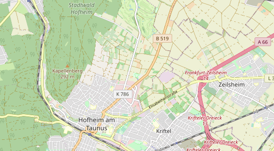 physical therapy on map