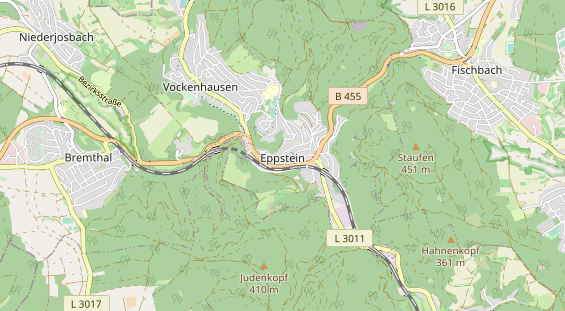 physical therapy on map