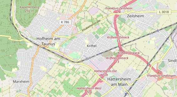 physical therapy on map