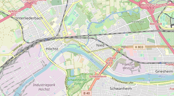 physical therapy on map