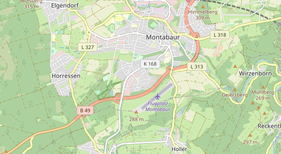 physical therapy on map