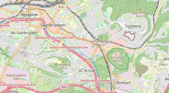 physical therapy on map