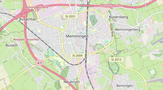 physical therapy on map