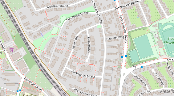 Physiotherapie auf Satellitenbild