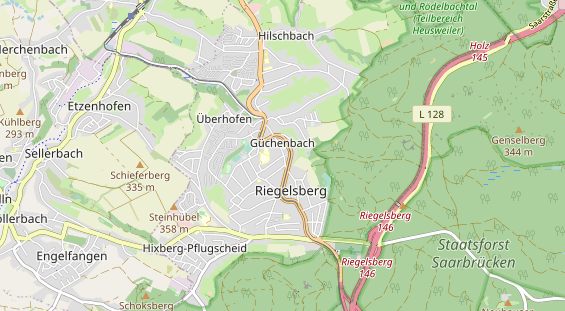 physical therapy on map