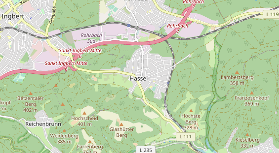 physical therapy on map