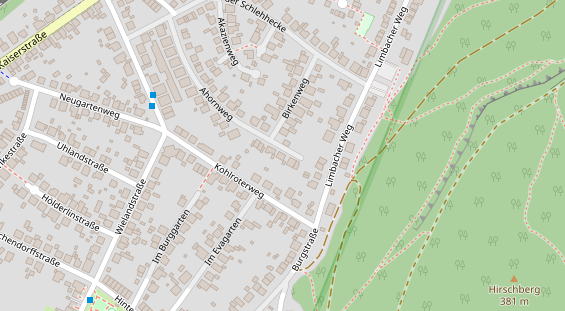 Physiotherapie auf Satellitenbild