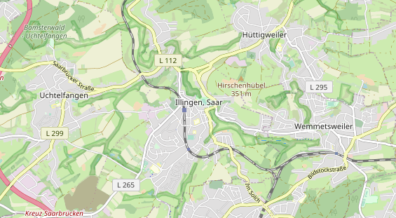 physical therapy on map