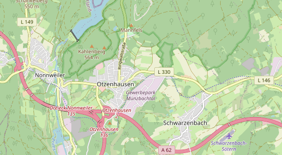 physical therapy on map