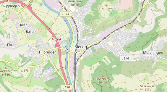 physical therapy on map