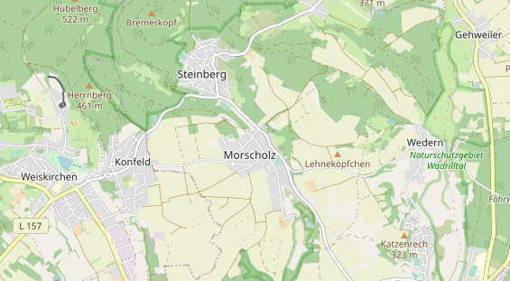 physical therapy on map