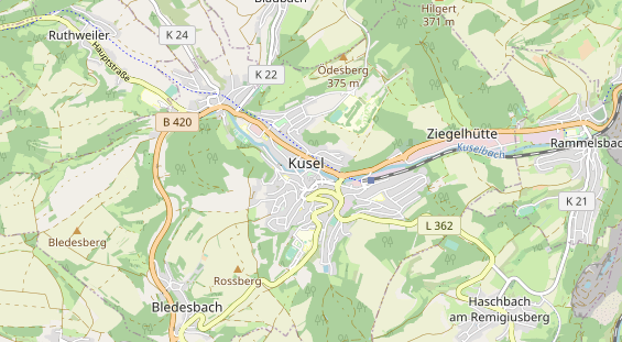 physical therapy on map