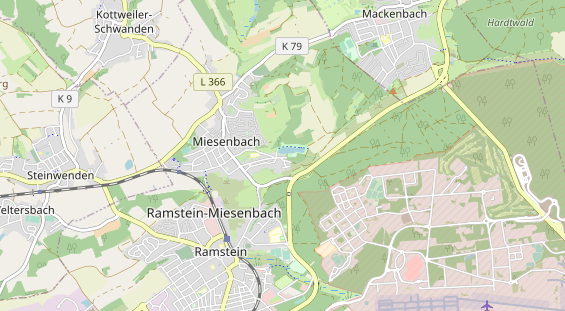 physical therapy on map