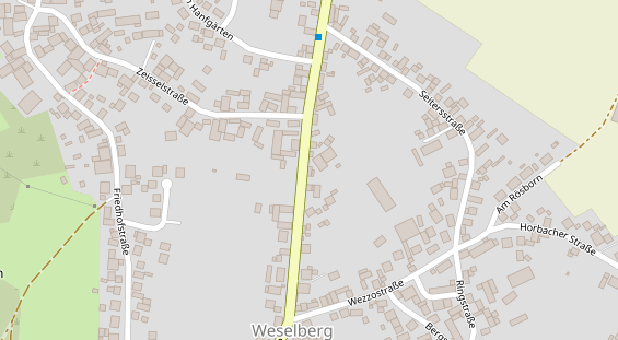 Physiotherapie auf Satellitenbild